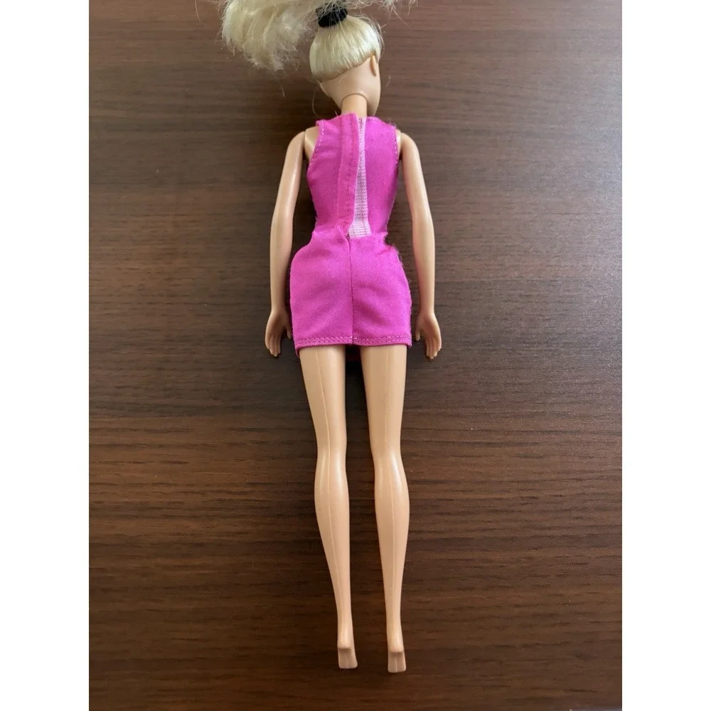 Mattel Barbie Doll 2009 Blonde Hair Purple Black Star Dress